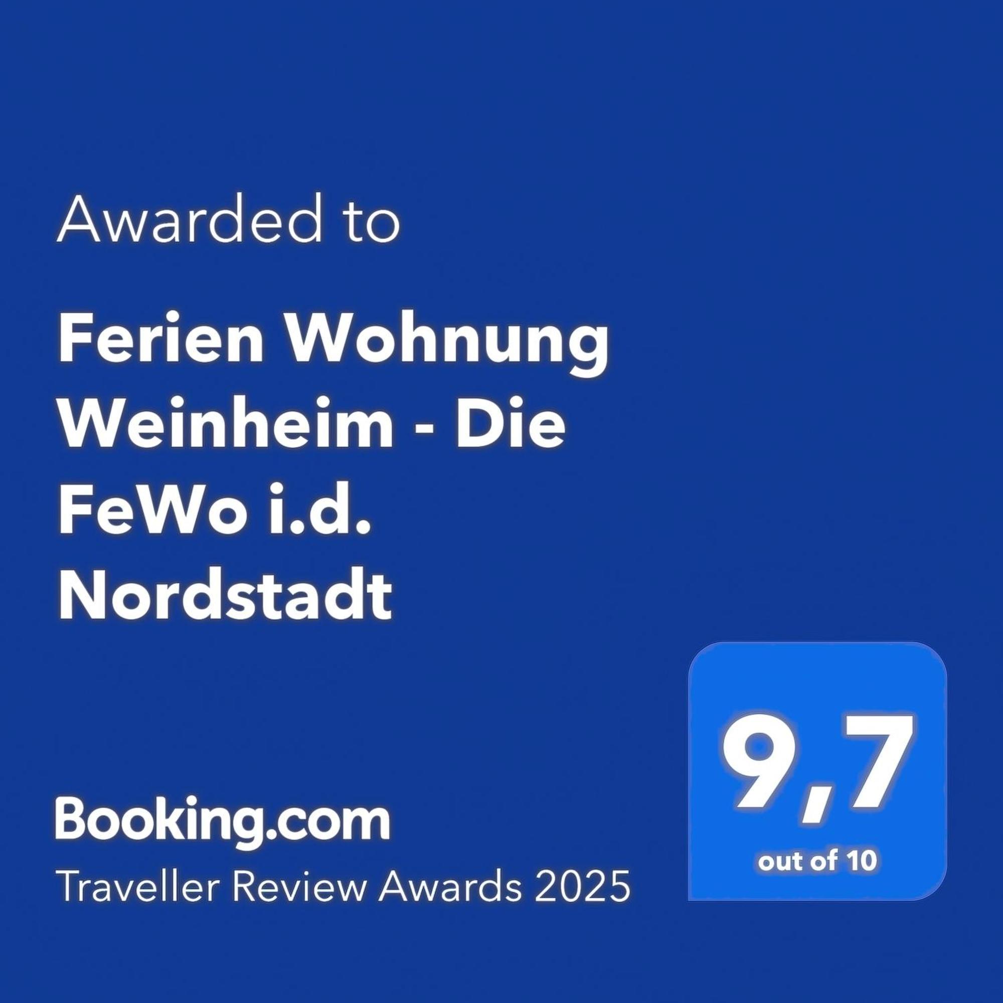 Ferien Wohnung Weinheim - Die Fewo I.D. Nordstadt Extérieur photo
